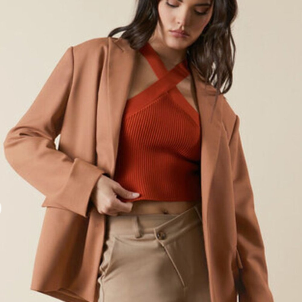 Oversized Single-Breasted Blazer - NWT